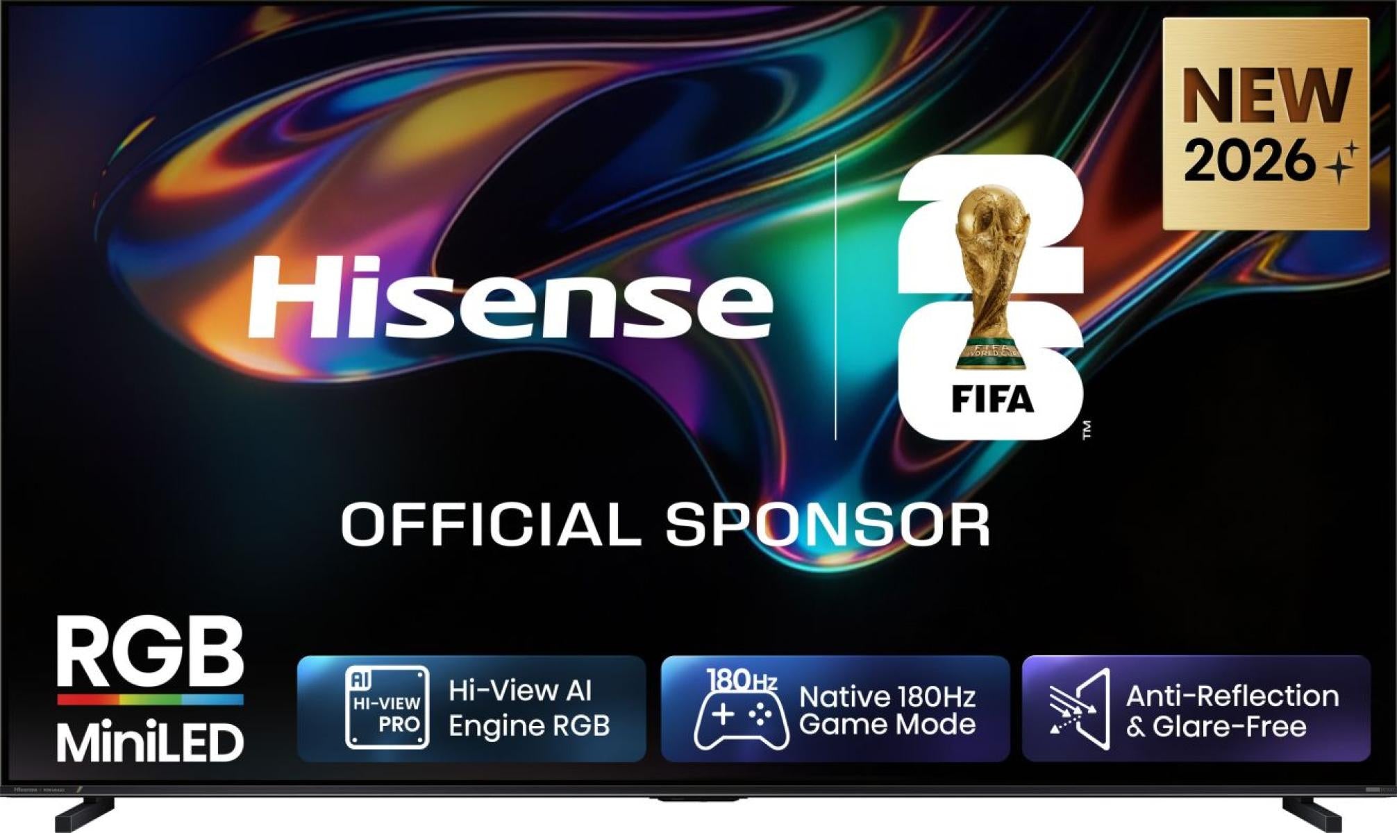 Hisense 100UR8DS – 100" TV – 4K UHD – QD-Mini-LED – VIDAA – 180 Hz – Dolby Vision IQ