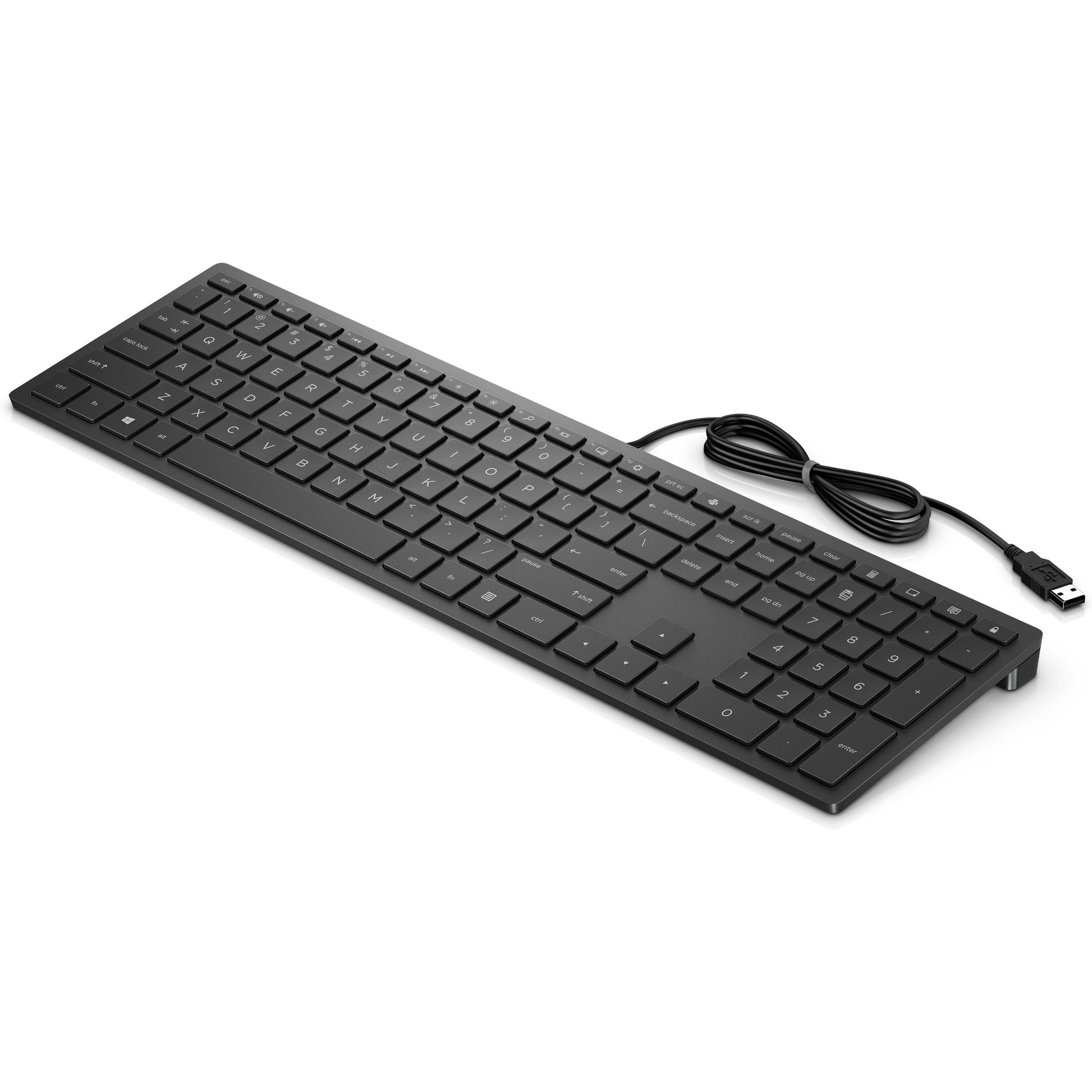HP PAV Wired Keyboard 300 – Tastatur – Mechanisch – Kabelgebunden, USB – Schwarz