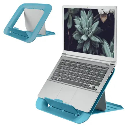 Leitz Ergo Cosy Notebookhalter – für Notebooks 13–17", Kunststoff, sanftes Blau