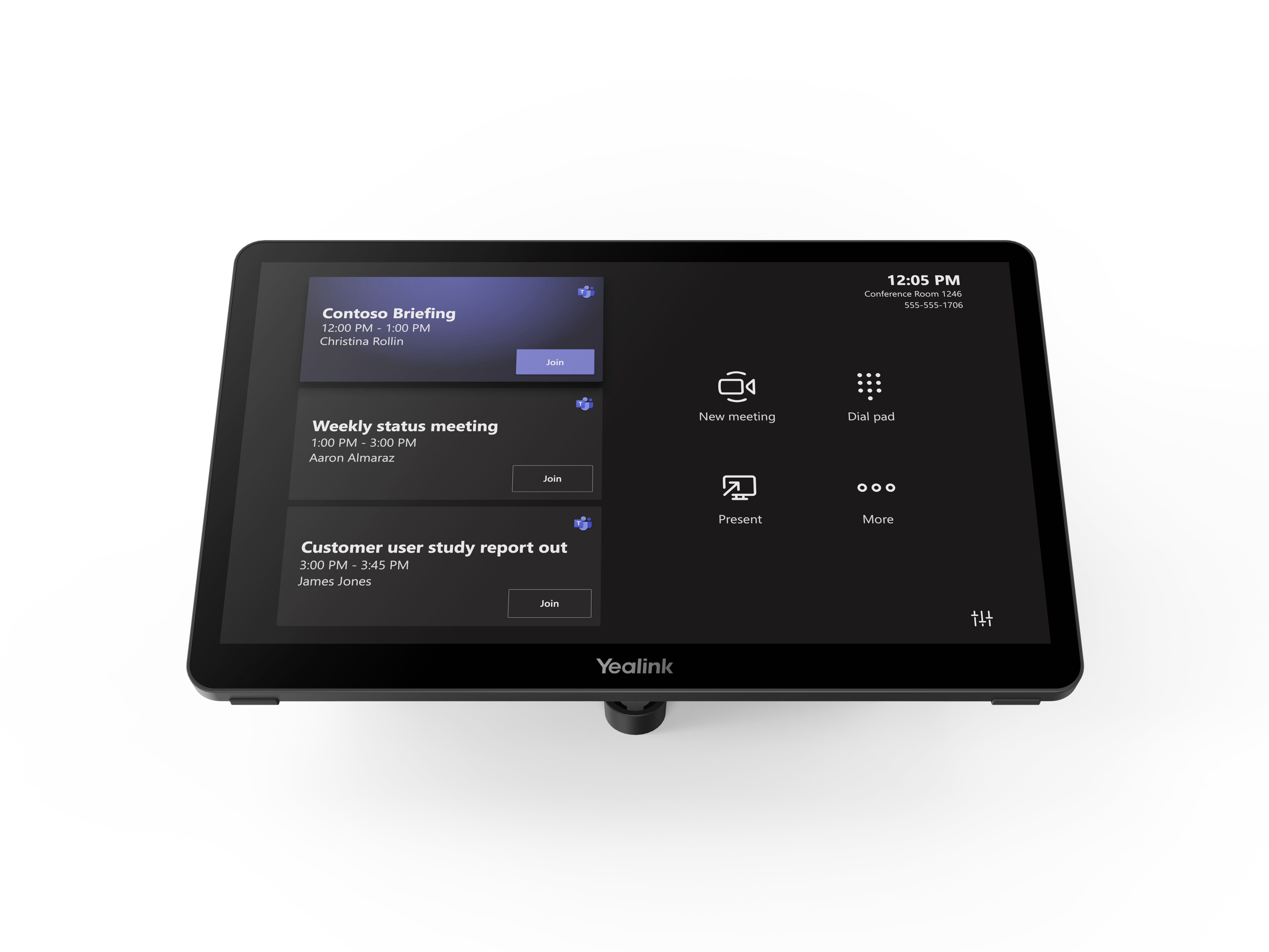 Yealink MTouch Plus – 11,6" Touchpanel – Full HD