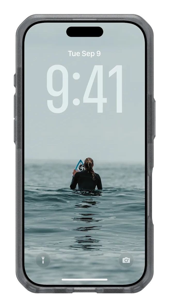Urban Armor Gear UAG – Backcover Dot MS – für Apple iPhone 17 – grau – TPU, MagSafe-kompatibel
