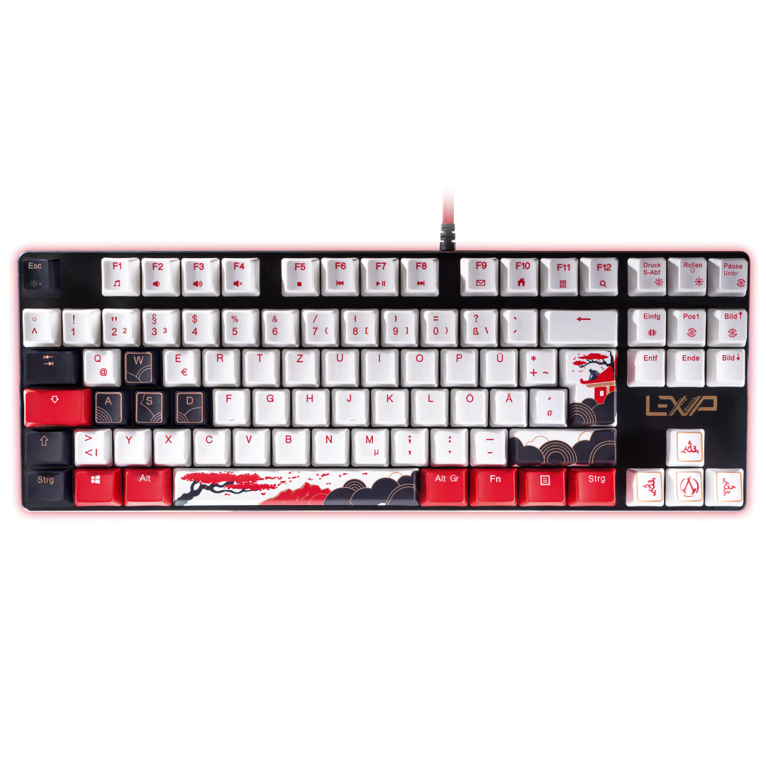 Lexip X Ubisoft AC Shadows – Tastatur, CH-Layout (DE-CH)