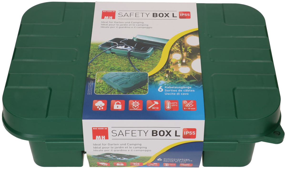 Max Hauri AG Max Hauri – Kabelbox, IP55, Grün, Polypropylen (PP)