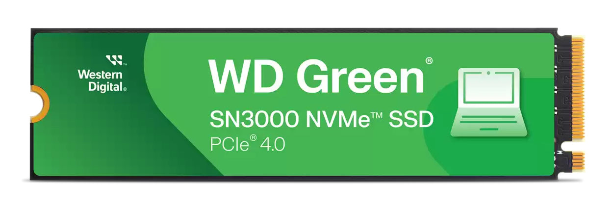 Western Digital Green SN3000 1 TB – für M.2 2280, NVMe, PCIe 4.0
