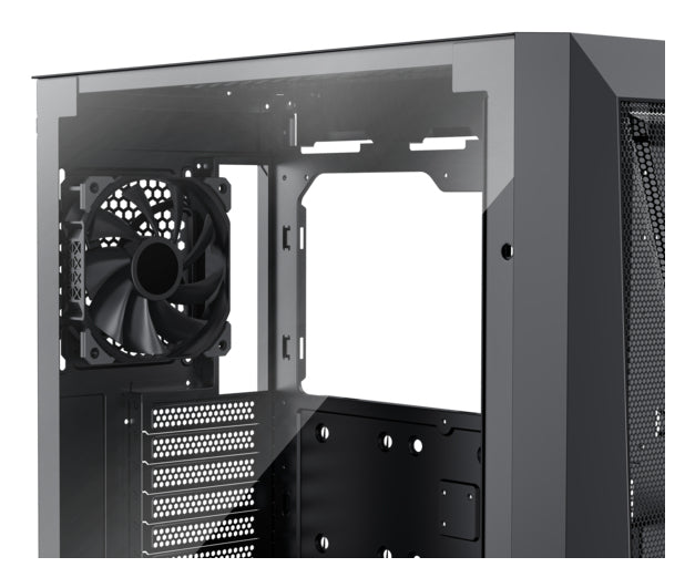 Xilence X912.ARGB – PC-Gehäuse (Midi-Tower) – ATX, Schwarz, 3×ARGB, 1×120 mm, 1×USB-C, GPU bis 375 mm