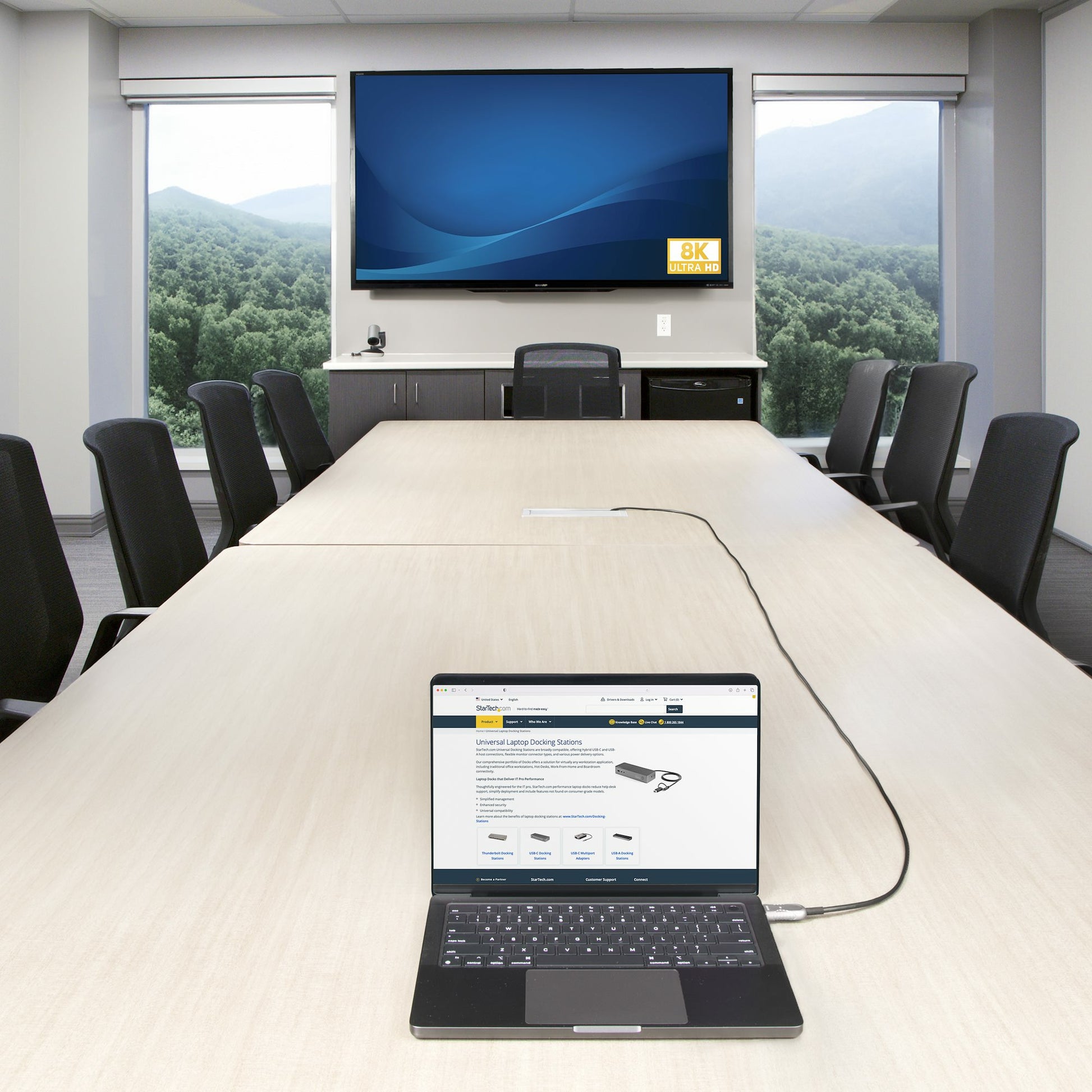 StarTech.com HDMI Kabel HDMI 2.1 8K 60 Hz – 30,4 m – AOC, aktiv – Schwarz/Silber