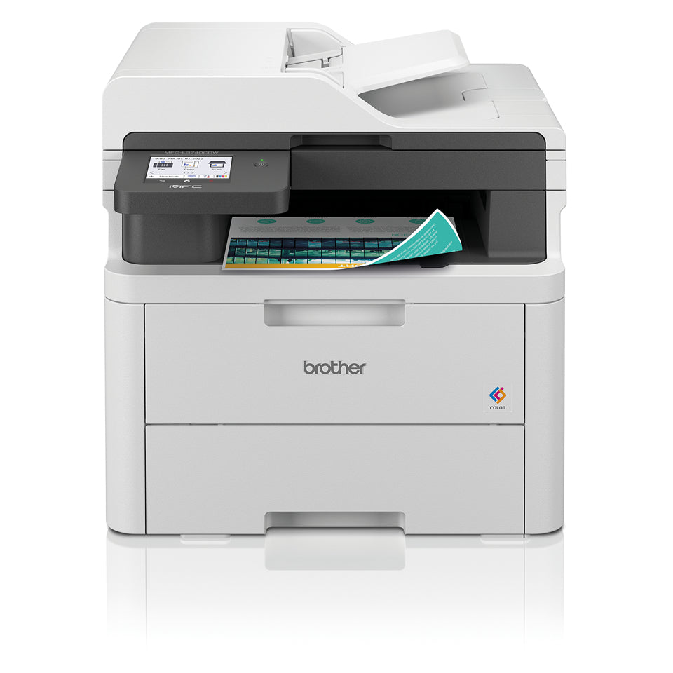 Brother Mfc-L3740Cdw Multifunktion – Farblaser-Multifunktionsdrucker, A4, 4-in-1, Duplex, ADF, WLAN/LAN