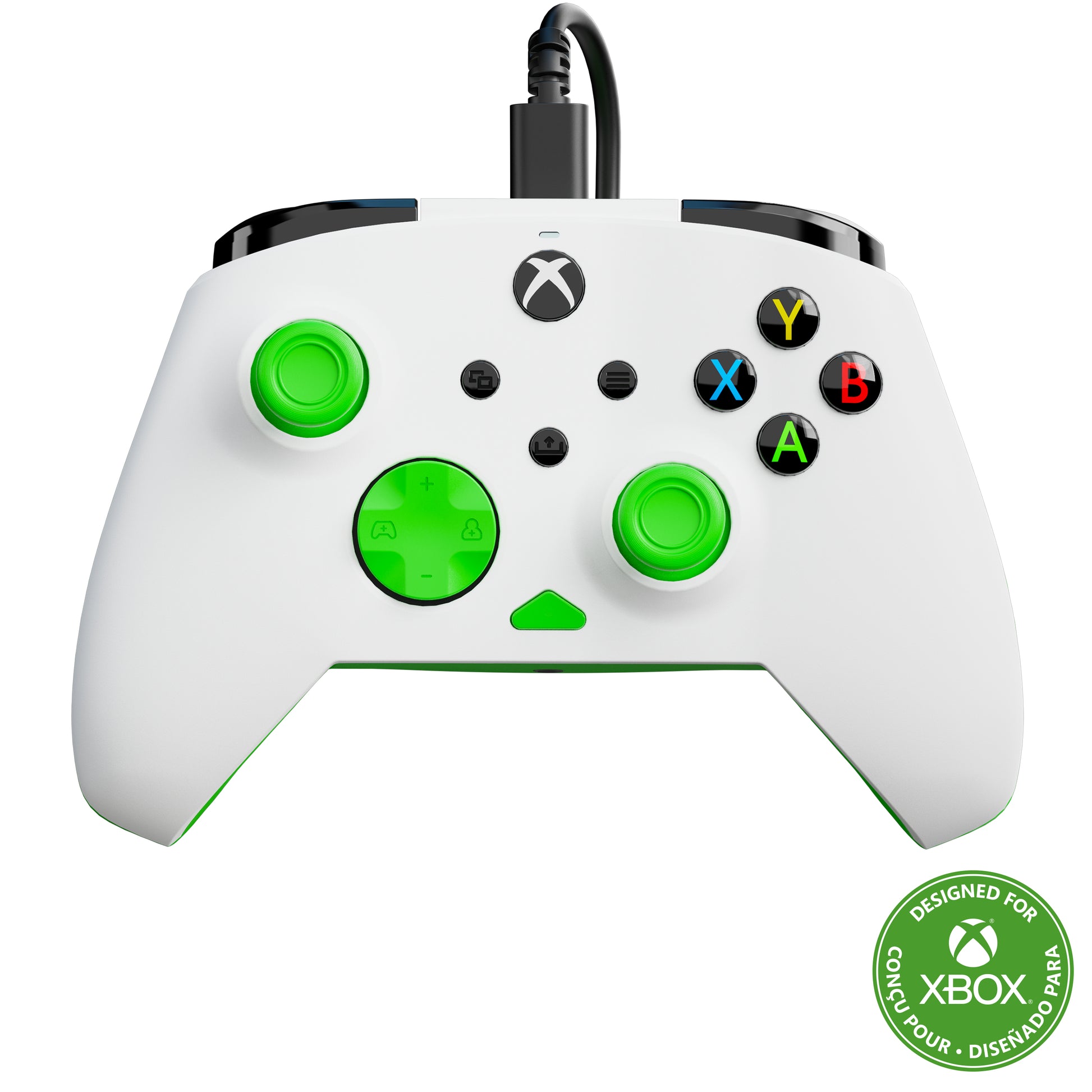 Turtle Beach Rematch Core – Gamepad – USB-C (kabelgebunden) – Impuls-Trigger – für Xbox & PC – Grün, Weiss