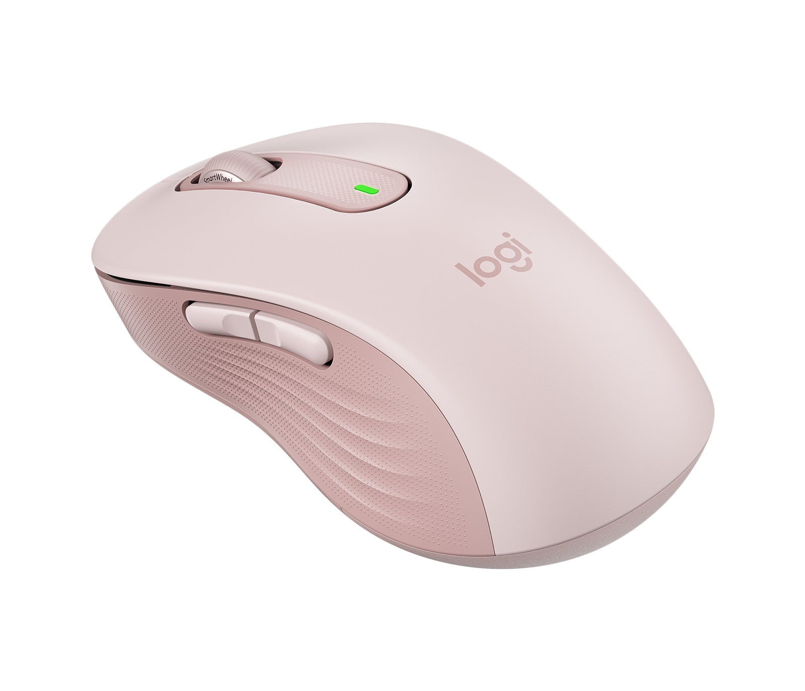 Logitech M650 L Maus – kabellos, für Rechtshänder, rosa