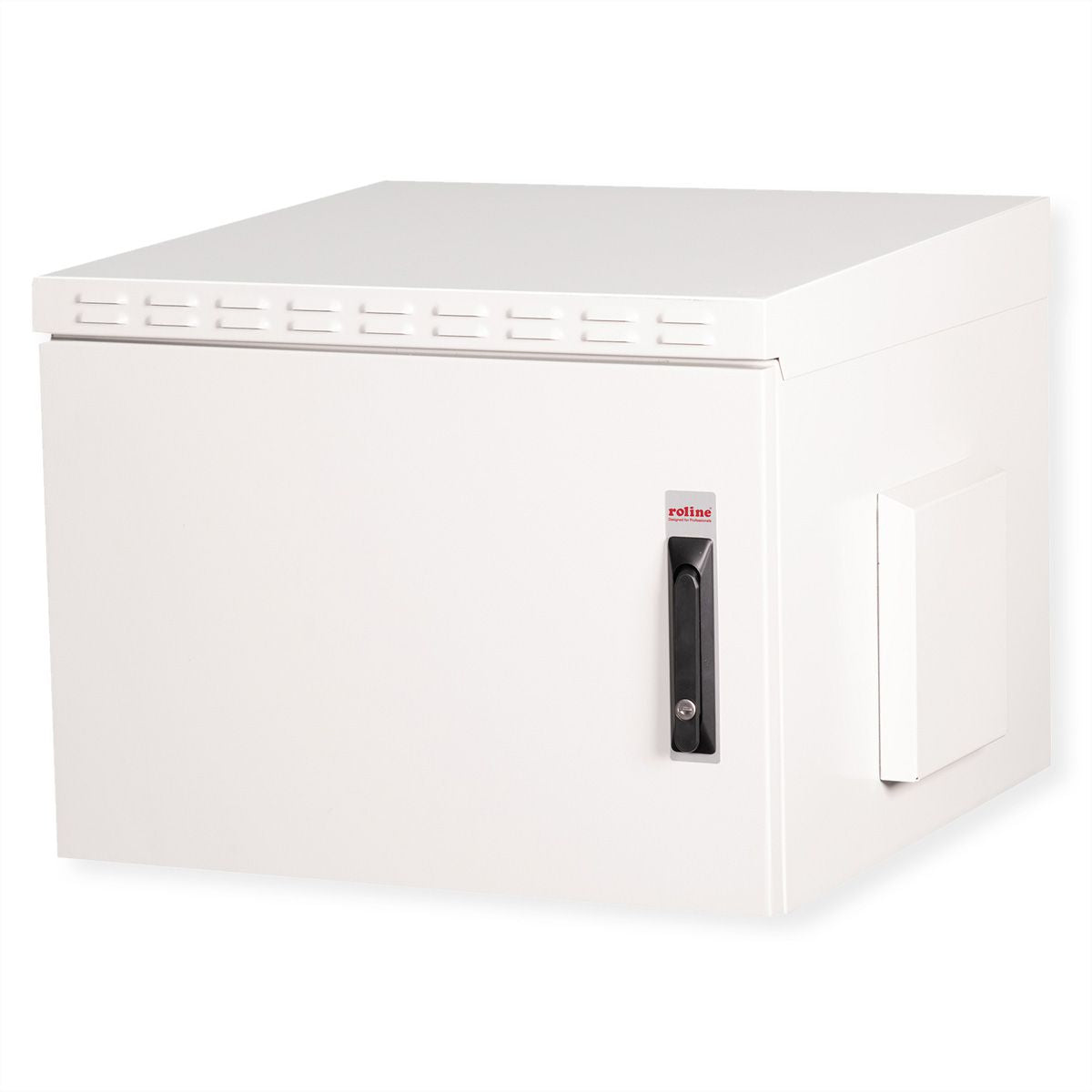 ROLINE Pro – 19" Wandverteiler 7U, IP55, abschliessbar, 600 × 600 × 510 mm, lichtgrau, Stahl