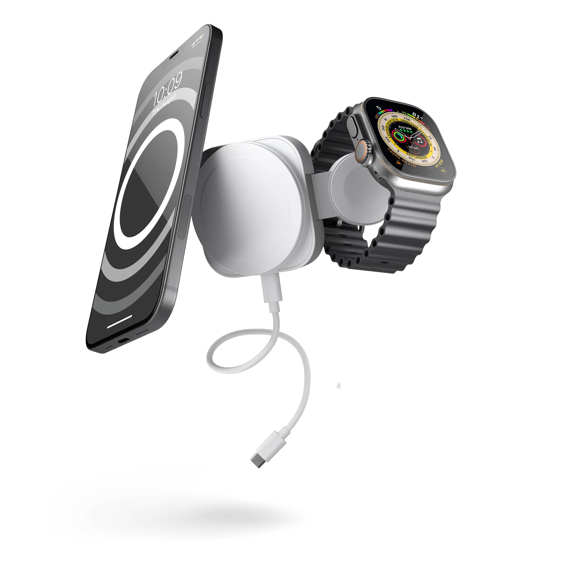 ZENS Ladestation – 20 W, Qi – für Apple