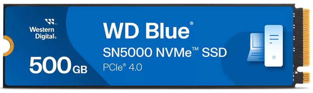 Western Digital Blue SN5000 Gen4 – 500 GB, 5'000 MB/s