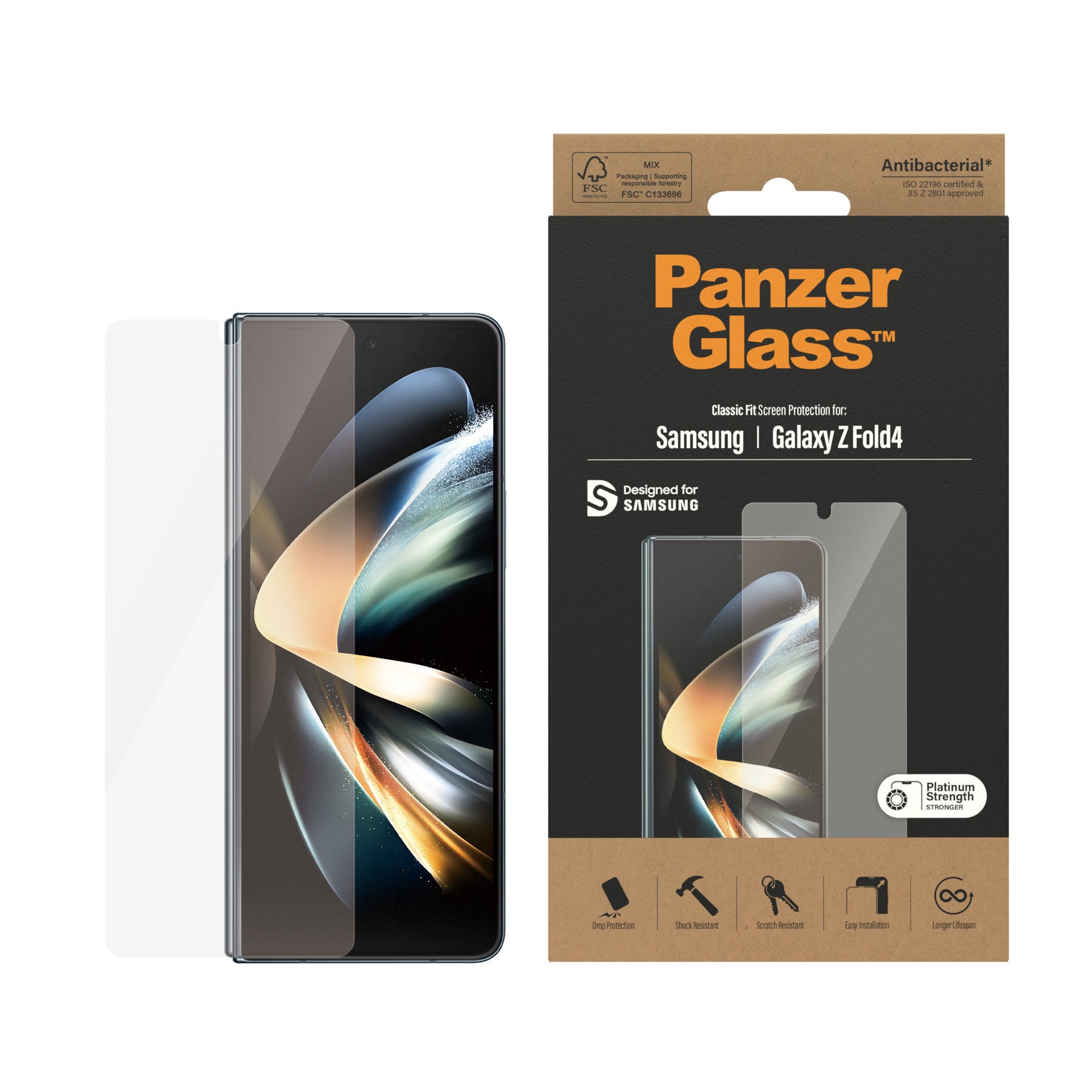 PanzerGlass Displayschutzglas Ultra-Wide Fit – für Galaxy Z Fold4/Z Fold5