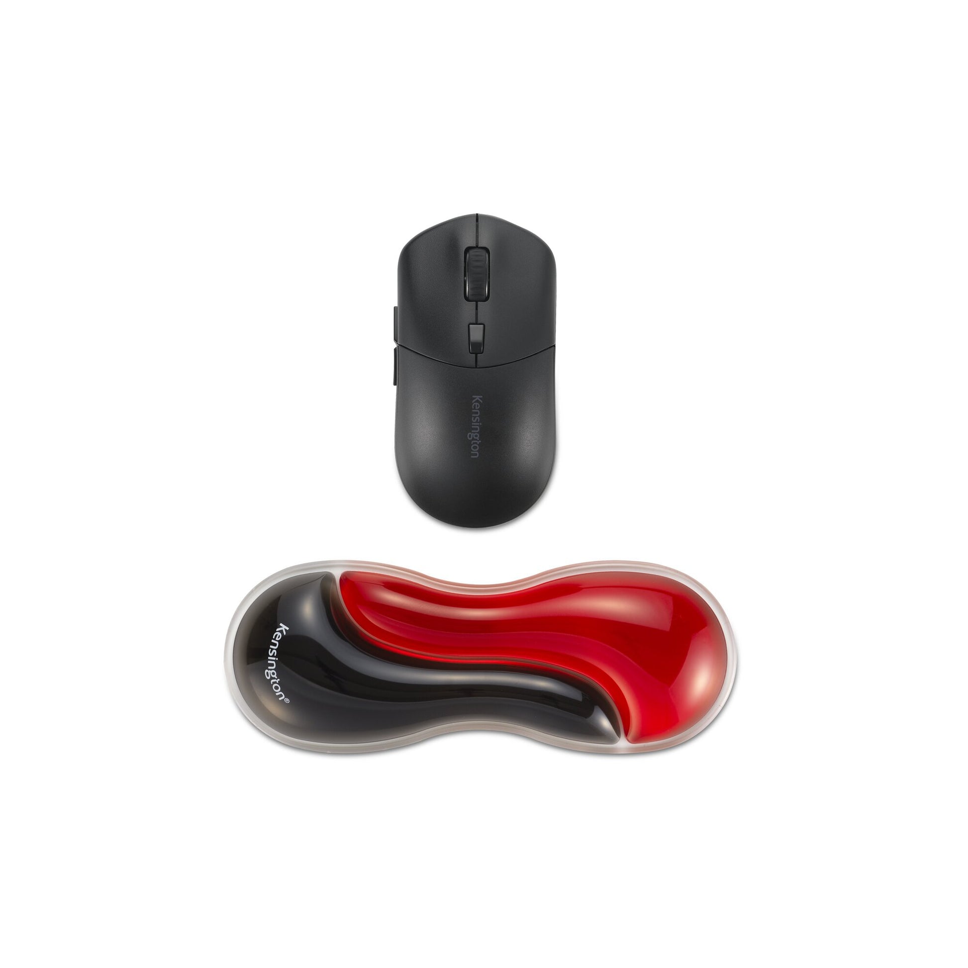 Kensington Maus-Handgelenkauflage Slim Duo – Gel – Rot