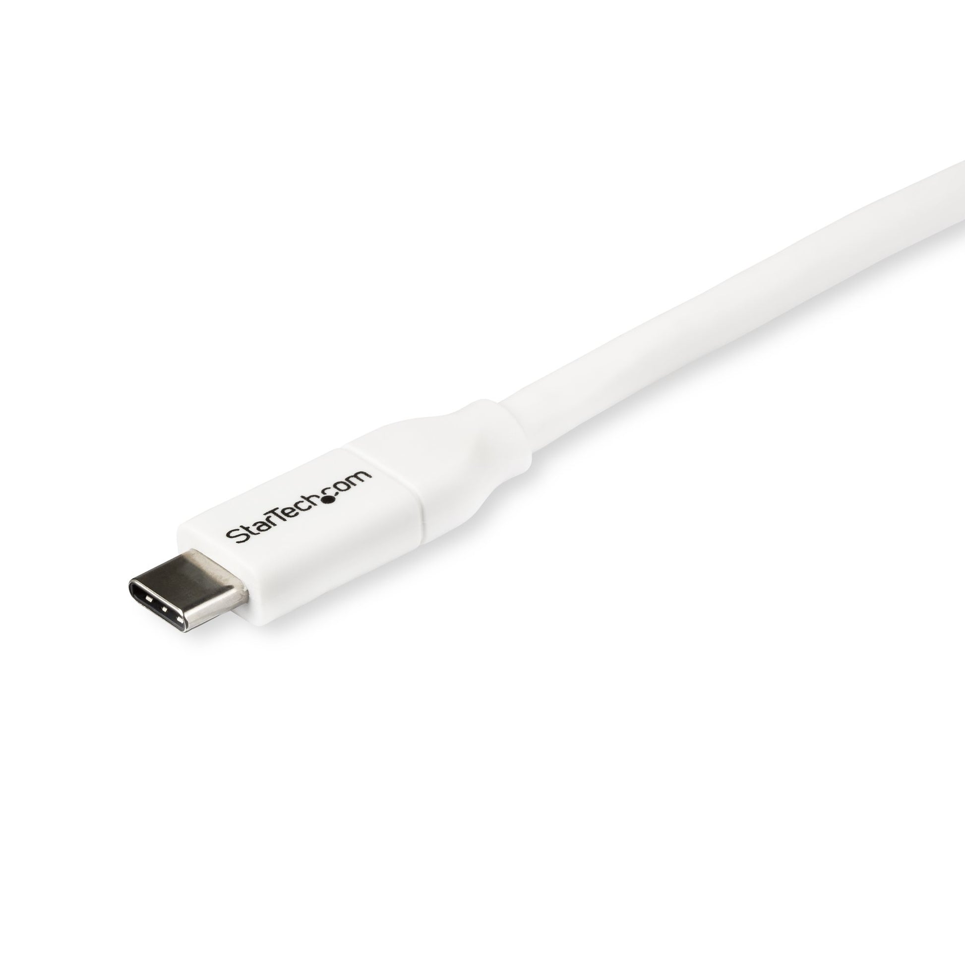 StarTech.com USB-C auf USB-C Kabel – USB 2.0 (480 Mbit/s) – 2 m – PD 100 W – USB-IF zertifiziert – Weiss