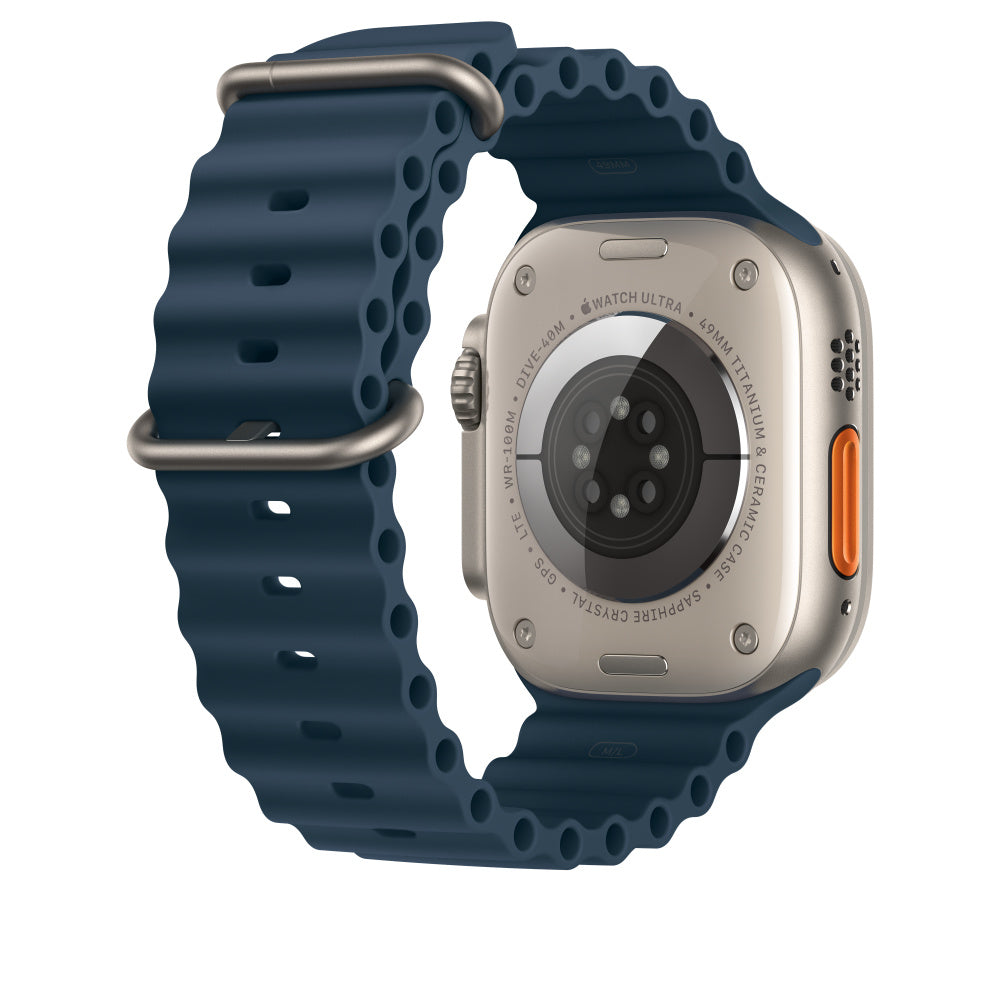 Apple Ocean Band – Blau, für Apple Watch