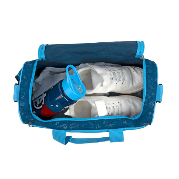 Scooli Avengers Sporttasche – 8 l, Polyester, Dunkelblau, 33 × 22 × 16 cm