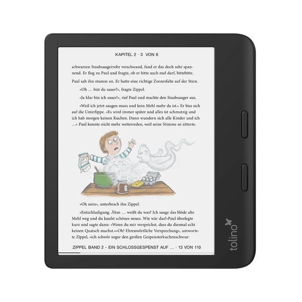 Tolino Vision Color – 7" E-Ink Kaleido, 32 GB, IPX8, Schwarz