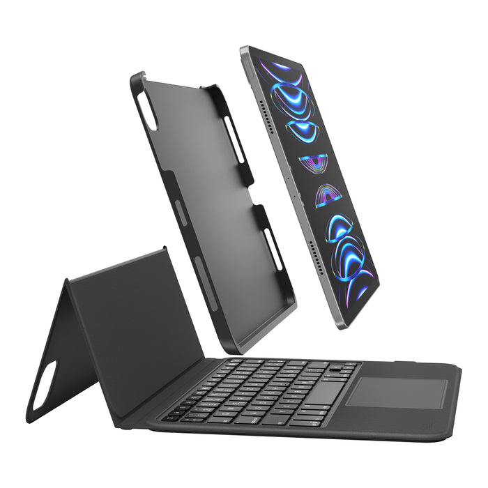 Belkin Tastatur-Case für iPad Pro 11" (2.–3. Gen.), iPad Air 11" (M2), iPad Pro 10,5" – Schwarz