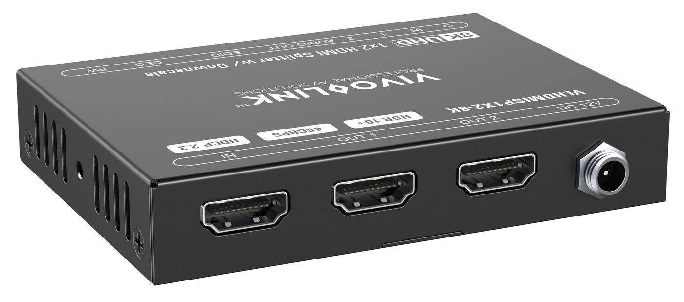 Vivolink VLHDMISP1X2-8K – HDMI Splitter, 1×2, 8K@60 Hz