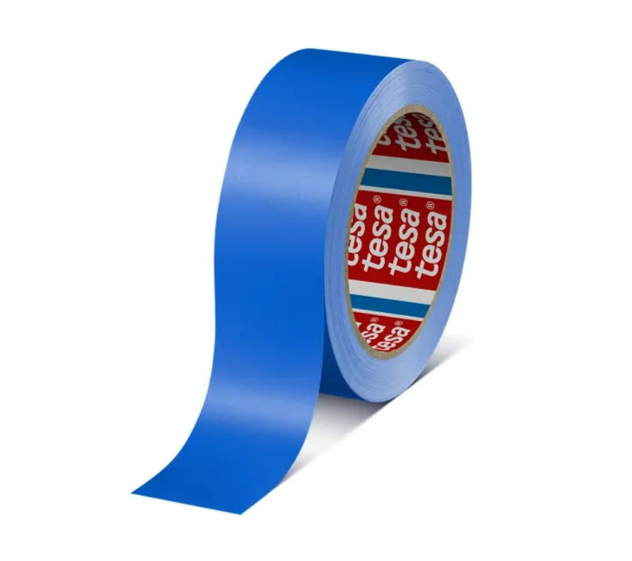 TESA 60404 – Verpackungsklebeband, PVC, Blau – 19 mm × 66 m – 1 Stück