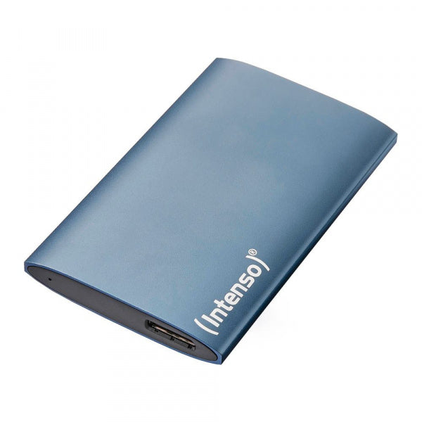 Intenso SSD Premium 3823465 – 1 TB, USB 3.2 Gen 1, 1,8", Aluminium, Blau
