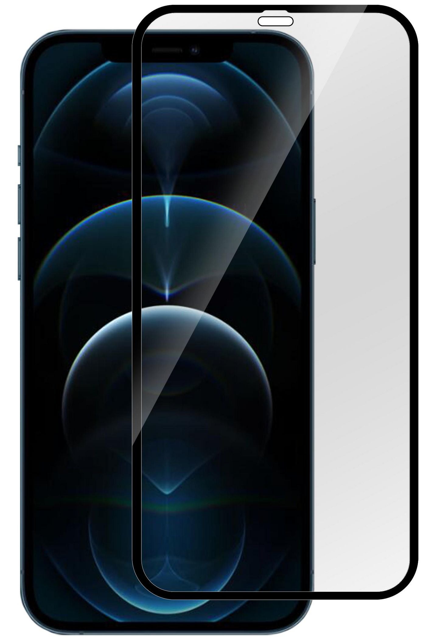eSTUFF Schutzglas Titan Shield – für Apple iPhone 12/12 Pro – gehärtetes Glas