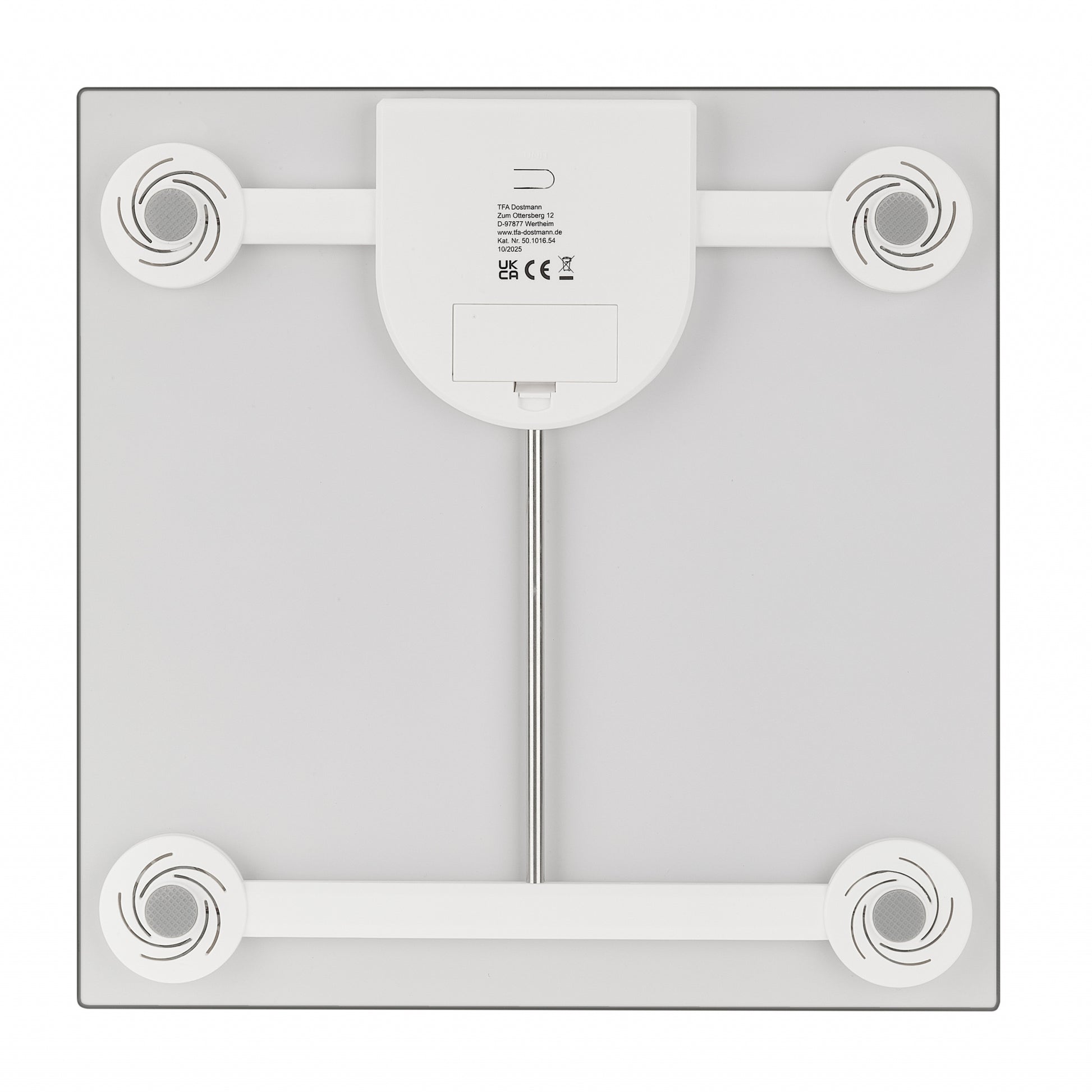 TFA-Dostmann Digitale Personenwaage STEP STEEL – 150 kg – silber