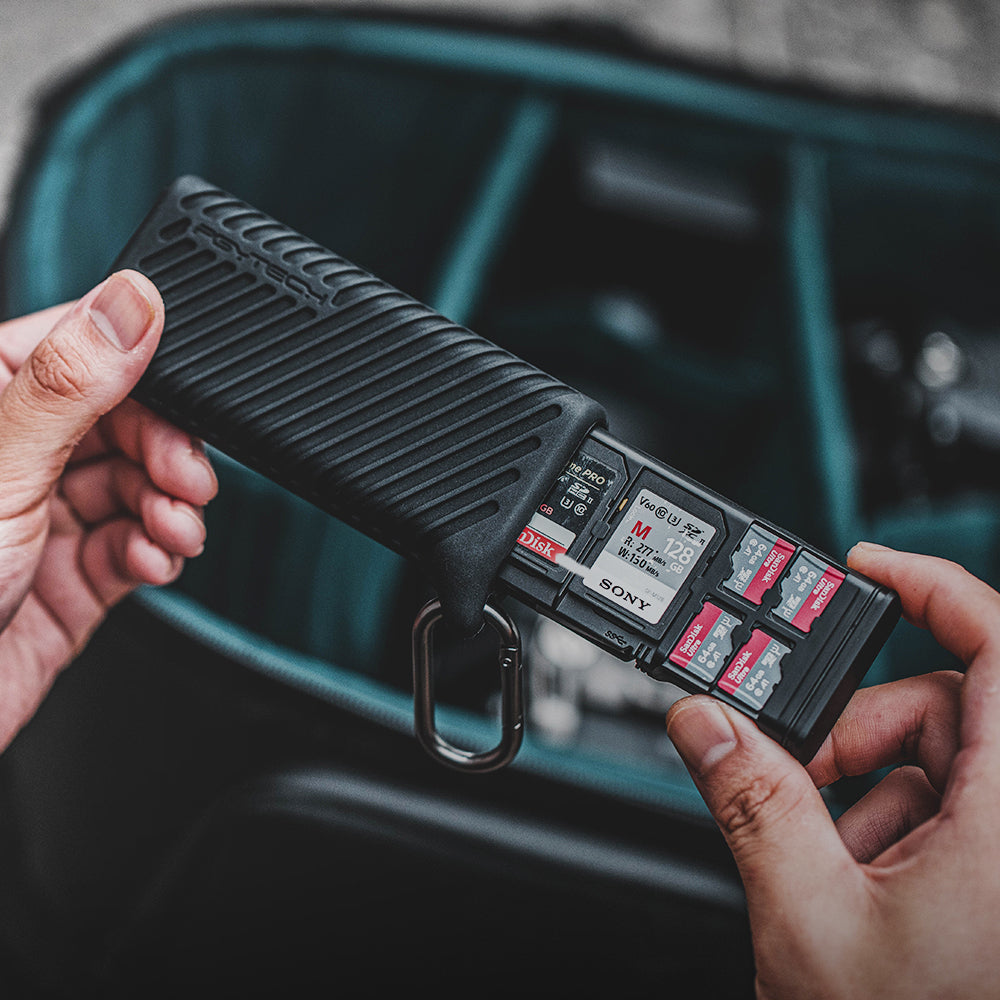 PGYTECH P-GM-163 Kartenleser – SD, microSD – USB-C 3.2 Gen 1 – für Kameras, Smartphones, Drohnen und mehr