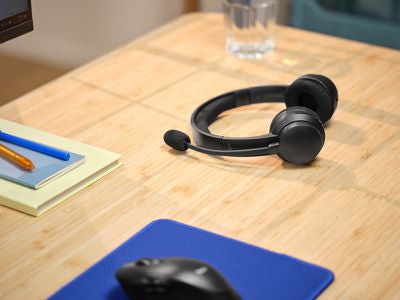 Trust Ayda – Duo On-Ear Headset – Bluetooth, ENC, USB-C – Schwarz – bis 24 h