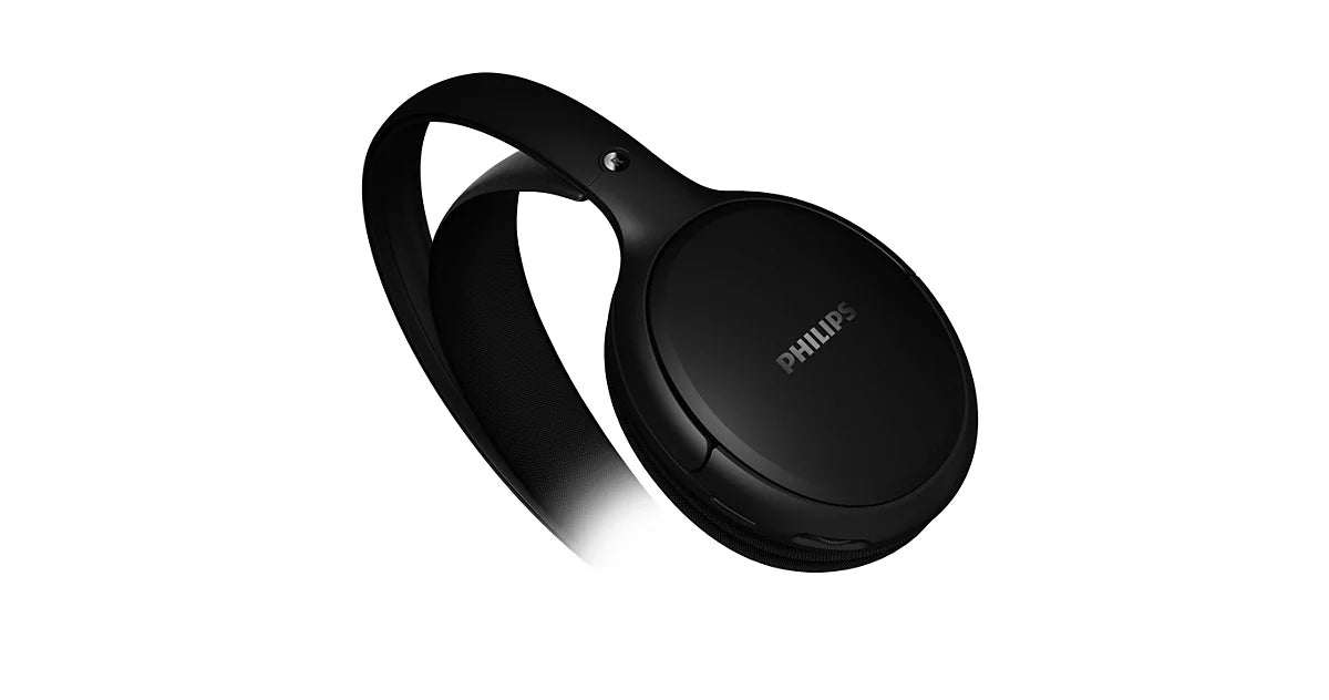 Philips SHD6000BK/12 Over-Ear Kopfhörer – Stereo, Kabel + BT, 3,5 mm Klinke, mit Ladestation, Schwarz