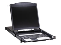 Eaton NetDirector – KVM-Switch, 16-Port, Cat5, KVM über IP, 19" LCD, 1 Remote/1 Lokaler Benutzer, 1U Rack-Mount