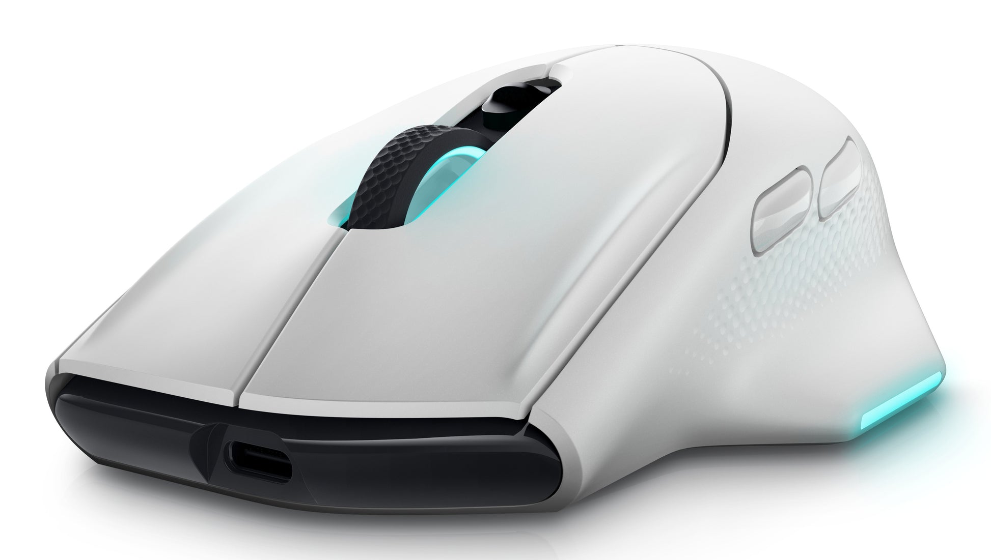 Alienware AW620M – Gaming-Maus – Kabellos (2,4 GHz), 26000 DPI, Rechts, Weiss