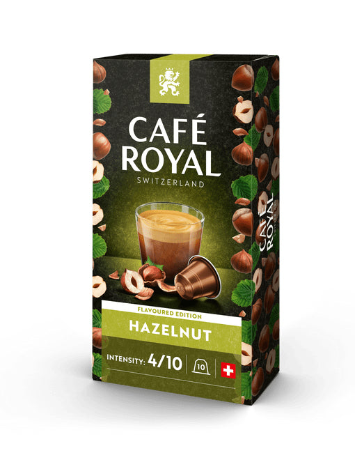 Café Royal Kaffeekapseln Haselnuss Lungo – für Nespresso – 100 Kapseln