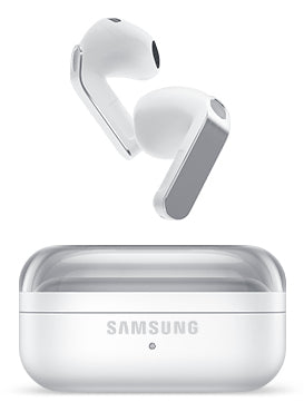 Samsung Galaxy Buds4 TWS In-Ear – ANC, Qi-Ladecase, Weiss, BT 6,1
