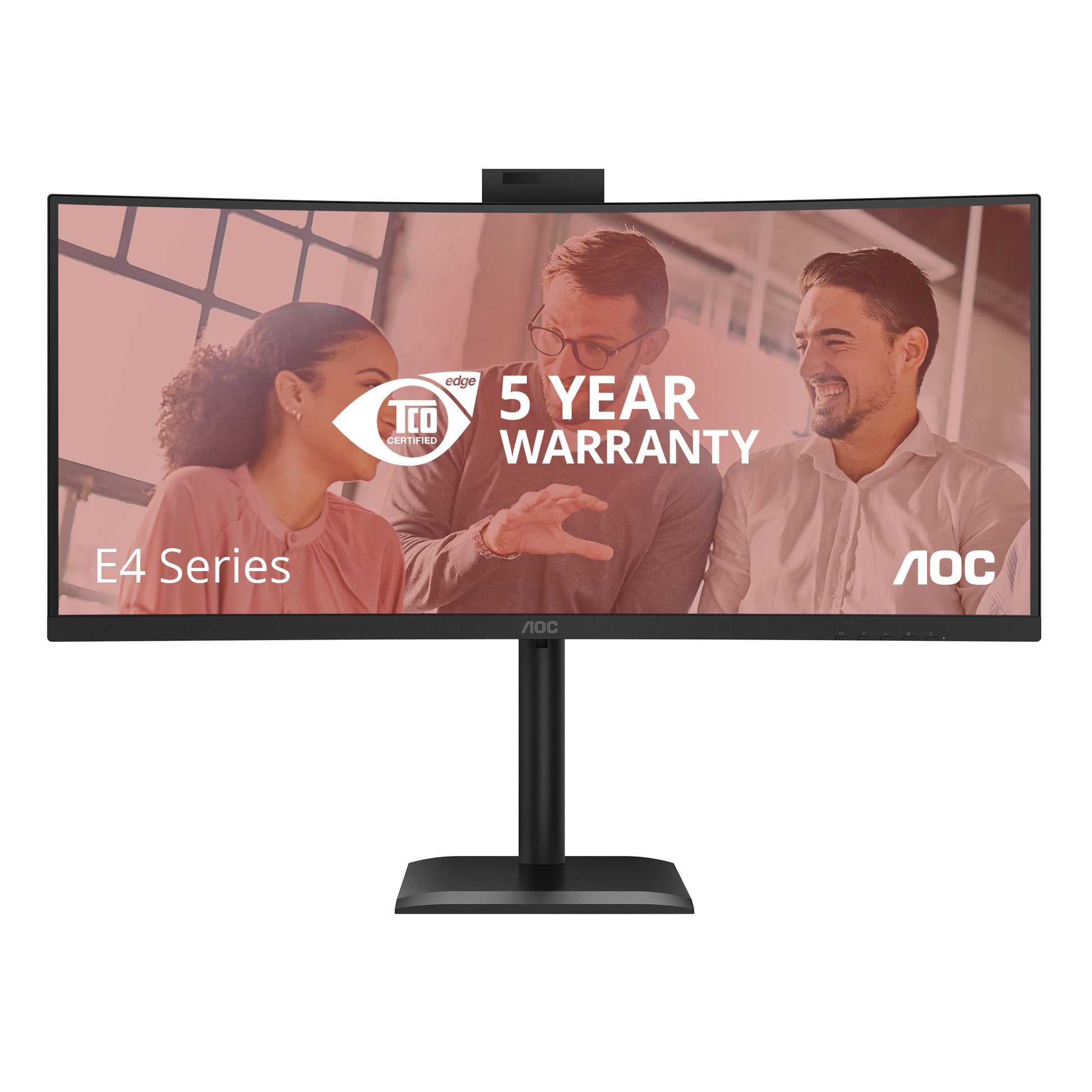 AOC CU34E4CW – Monitor, 34", 3440 × 1440 (UWQHD), VA, 120 Hz, 300 cd/m²