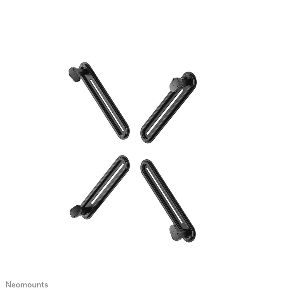 Neomounts VESA-Adapter – VESA 75 × 75/100 × 100 mm, bis 8 kg – für Monitore bis 27,0" – Schwarz