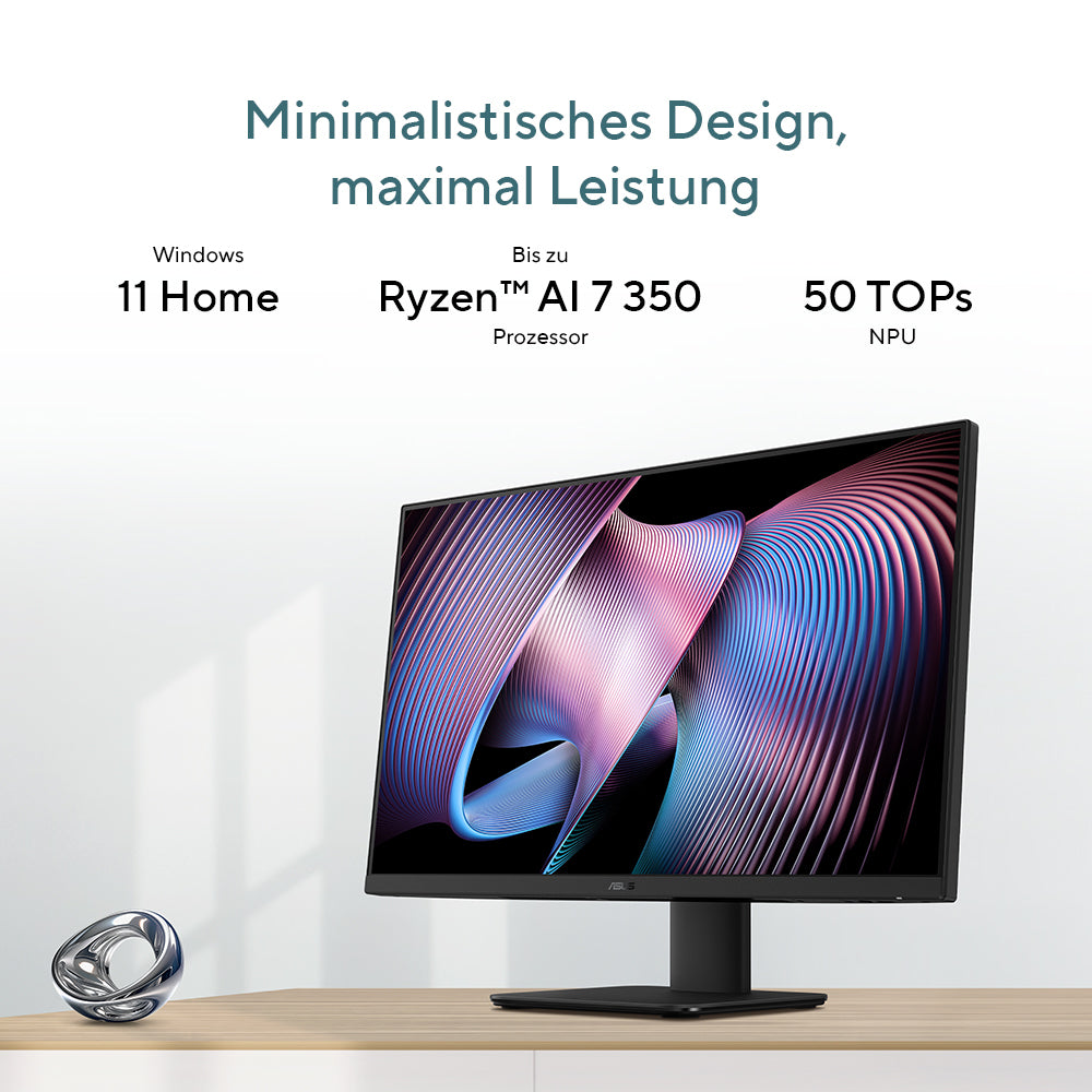 Asus V600 All-in-One – 27" Full HD, AMD Ryzen AI 7 350, 16 GB RAM, 1 TB SSD, Windows 11 Home