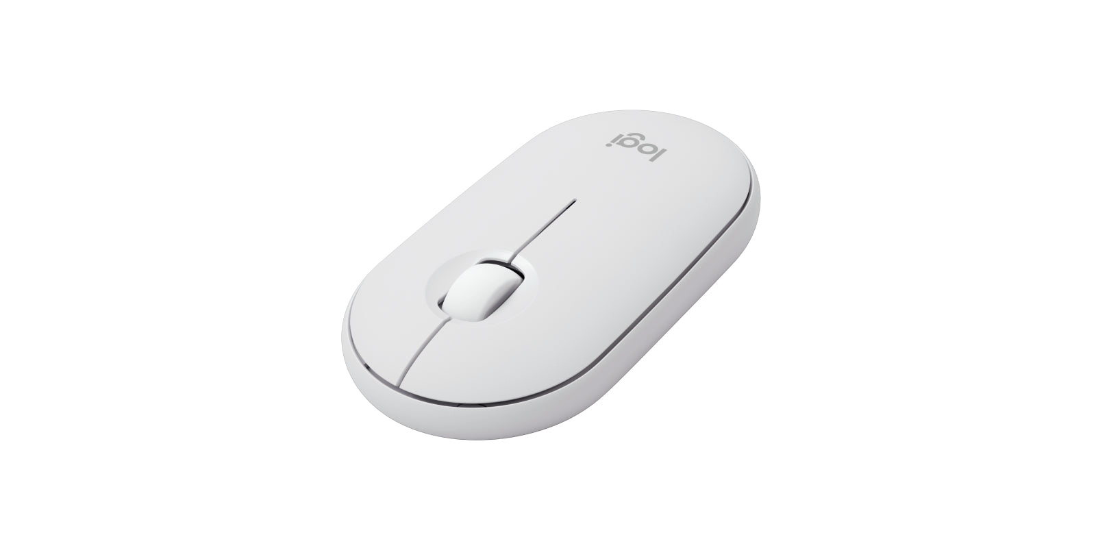 Logitech Pebble 2 Combo – Tastatur, kabellos (Bluetooth/2,4 GHz), US-Layout (EN), Weiss
