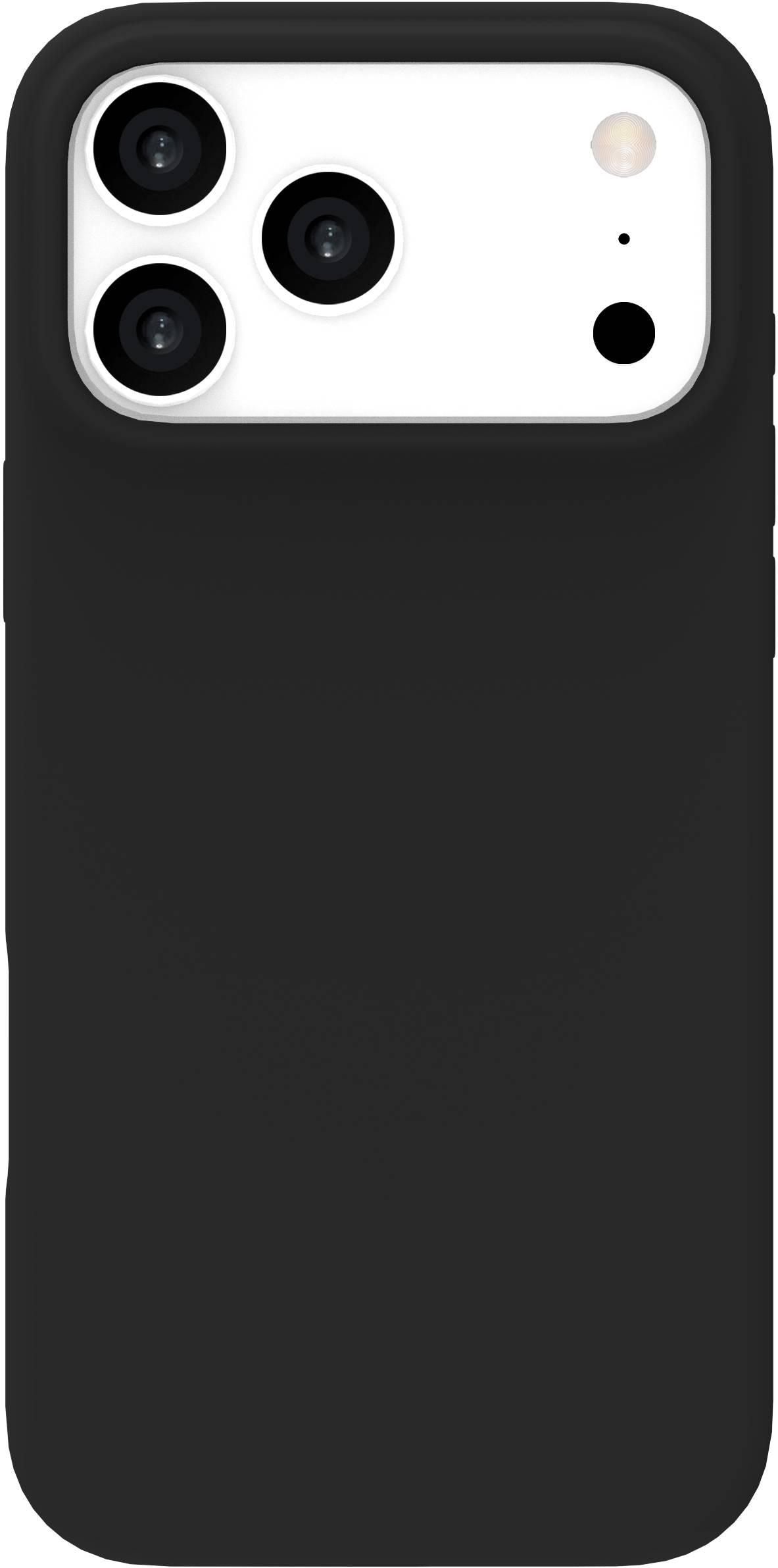 eSTUFF INFINITE (GRS) ROME Backcover – für Apple iPhone 17 Pro Max, Silikon, Schwarz, bis 2 m Sturzsicher