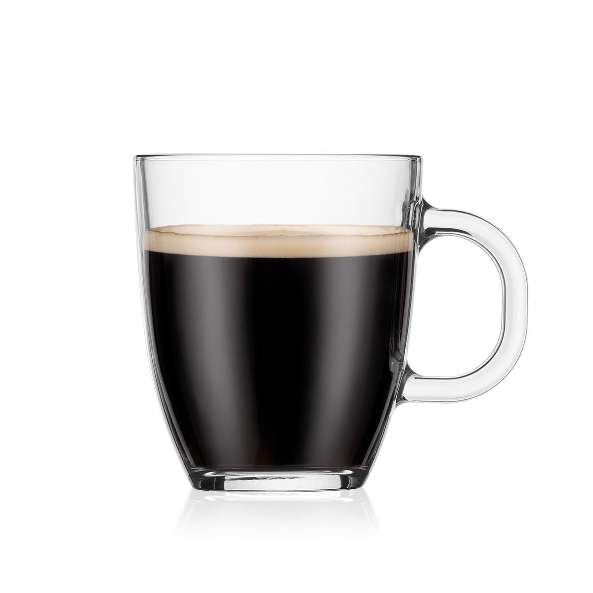 Bodum Kaffeetasse – 6er Set, 300 ml, Glas, spülmaschinenfest, mikrowellengeeignet