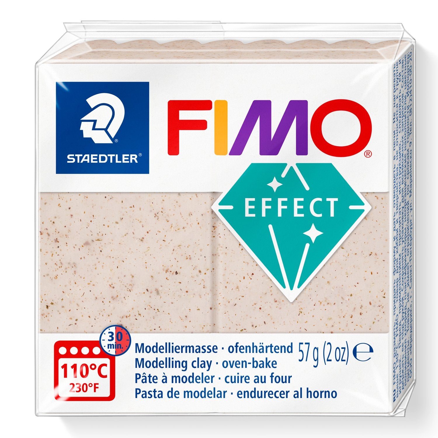 Staedtler FIMO – Modelliermasse, Rose, ofenhärtend (110 °C, 30 min), 57 g