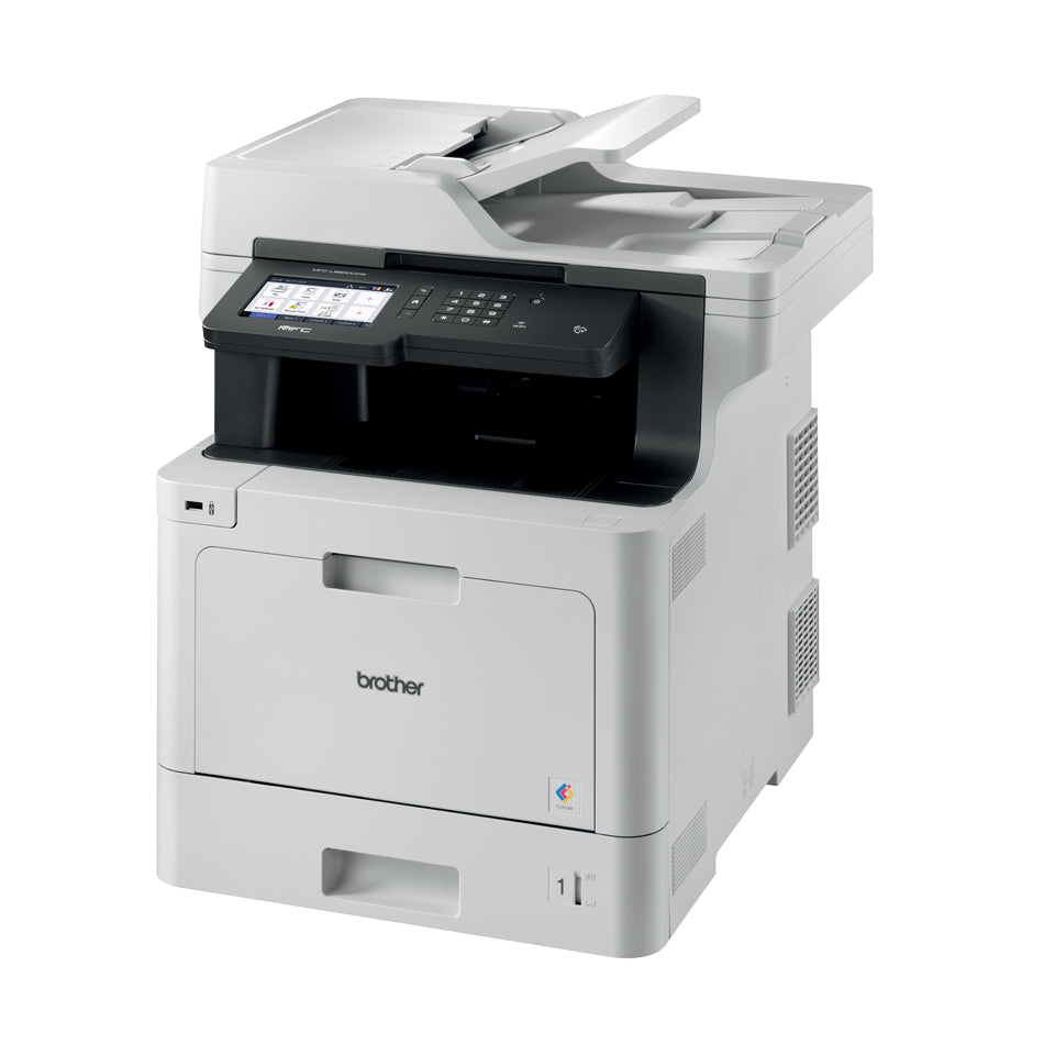 Brother MFC-L8900CDW – Farbiges Laser-MFP A4, 4-in-1 – USB/LAN/WLAN – Duplex, Duplex-ADF – 31 S./Min. S/W