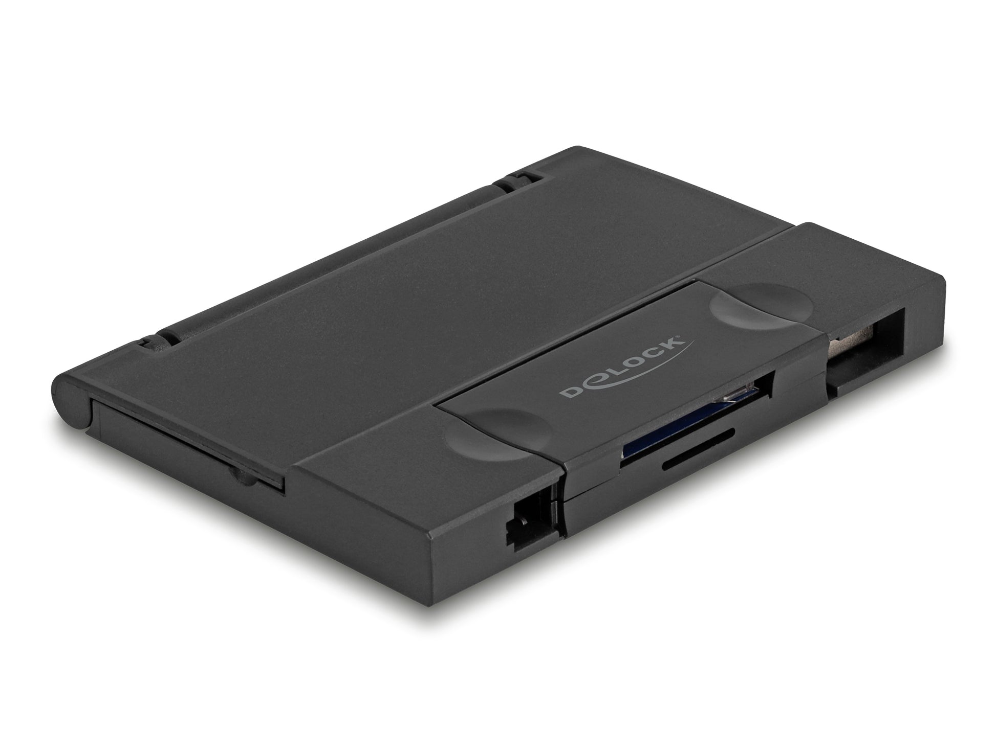 DeLOCK USB-Kartenleser USB-C/USB-A – SD/microSD – USB 3.2 Gen 1 (5 Gbit/s) – für Windows und mehr