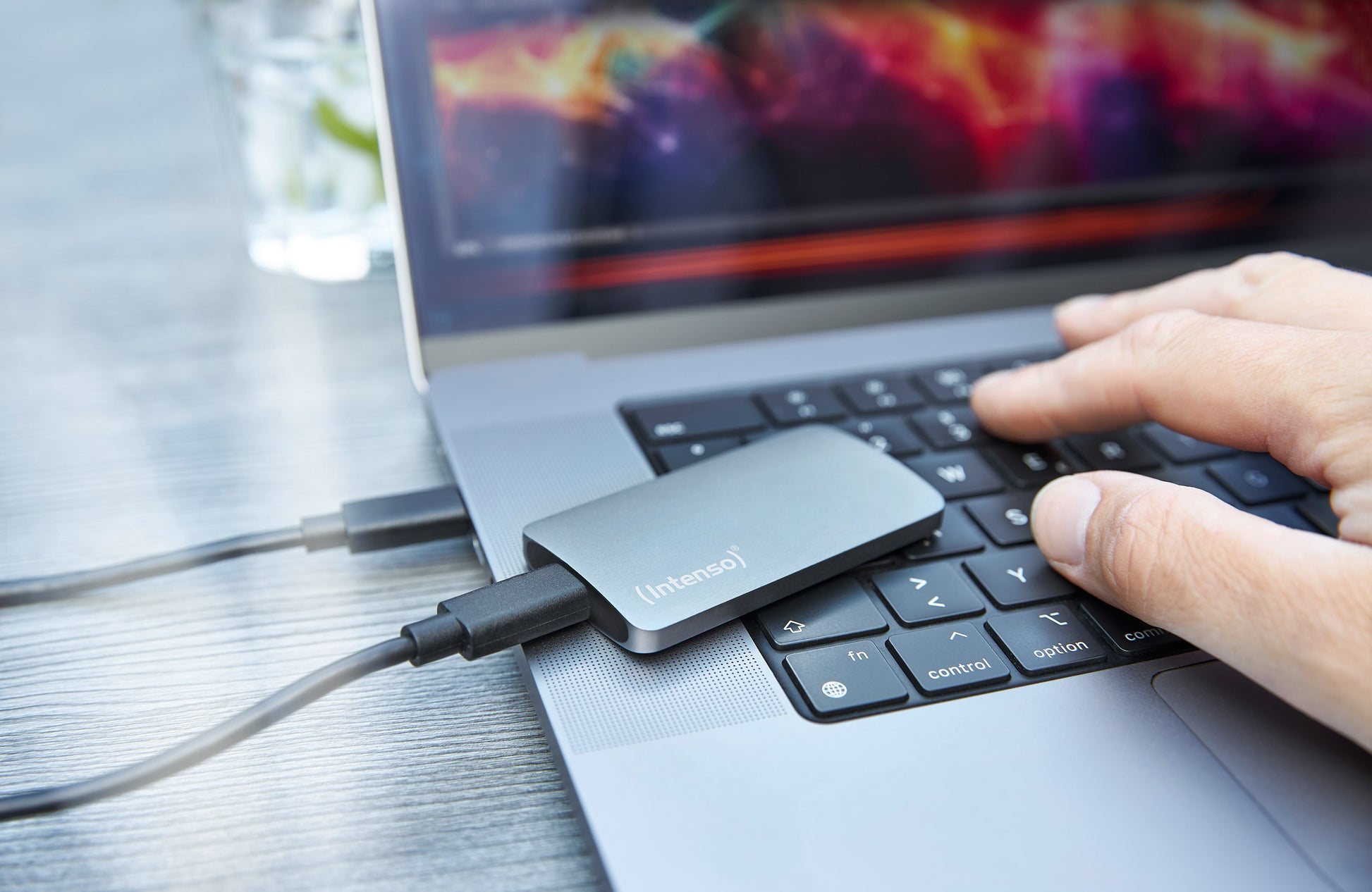 Intenso TX800 – Externe SSD, 1 TB, USB 3.2 Gen 2×2 (20 Gbit/s), USB-C, Anthrazit