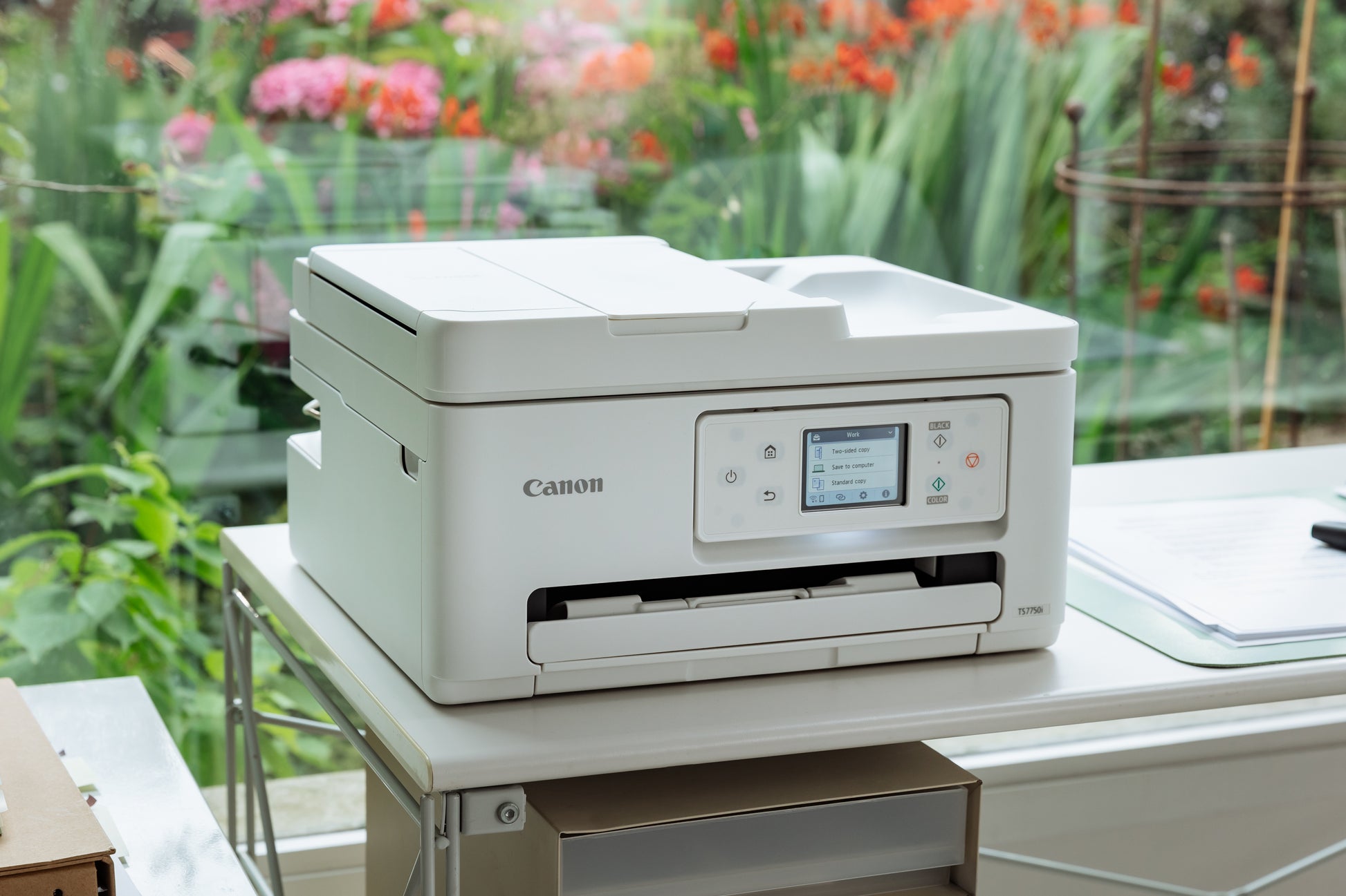 Canon PIXMA TS7750i – Farbiges Tintenstrahl-MFP A4, 3-in-1 – USB/WLAN – Duplex, ADF – 15 S./Min. S/W, 10 S./Min. Farbe