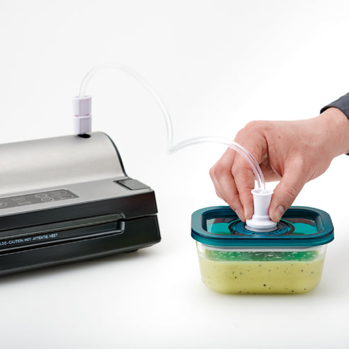 Solis Vakuumiercontainer – 1,3 l, 20 × 14 × 9 cm, für Vac Stick und andere Vakuumgeräte