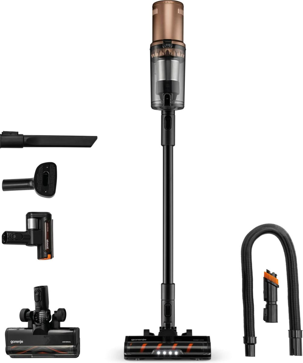 Gorenje Kabelloser Staubsauger SVC259449NDCO NEODEEP, 2-in-1 – 60 Min., 125 AW, Behälter 0,6 l