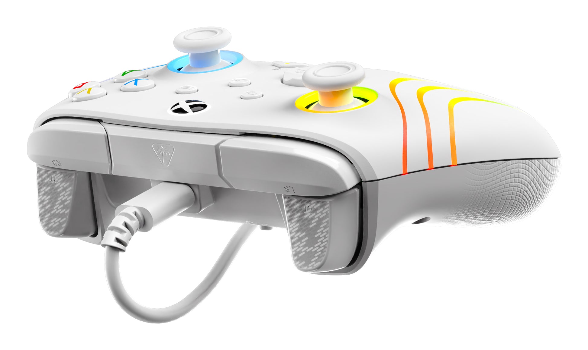 Turtle Beach Afterglow Wave – Gamepad – USB (kabelgebunden, USB-C) – RGB, 3 m Kabel – für Xbox & PC, Weiss