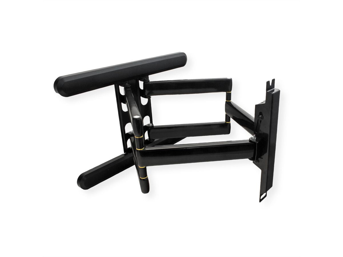 ROLINE Wandhalterung – Vollbeweglich – 37–80" – VESA 200×200–600×400 – bis 70 kg, Höhenverstellbar – Schwarz